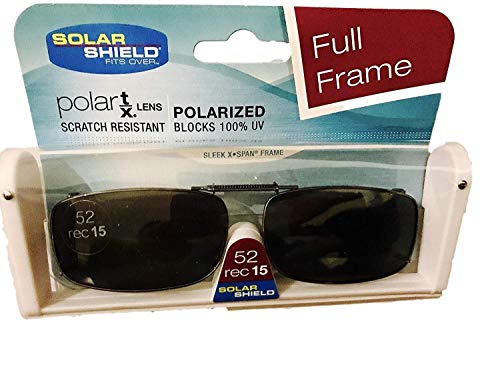 3 pack Solar Shield Polarized Clip On Sunglasses Size 52 Rec 15 Black Full Frame2