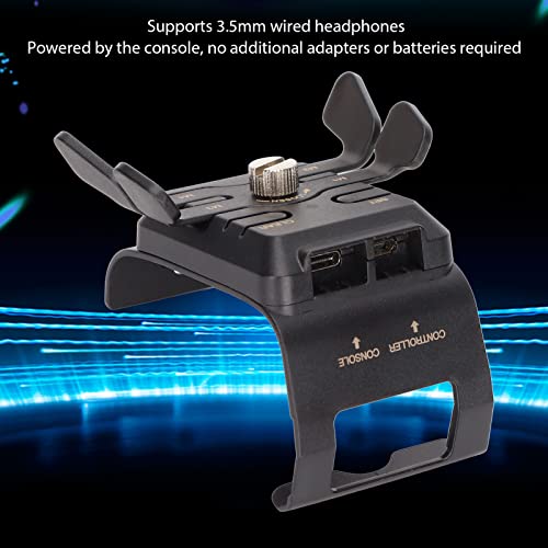Image of Controller Back Adapter with 2 s Controller Back Accessory Adapter Support 3.5mm Wire Earphone Compatible for Series X (XSX), for Series S ()