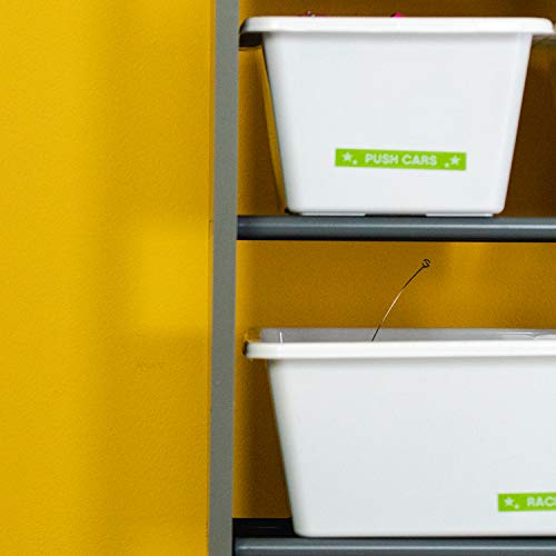 Image of Brother P-Touch Embellish White Print on Lime Green Tape TZEMQG35M - ~1 /2 inch Wide x 13.1' Long (12mm x 4m)