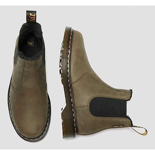 Image of Dr. Martens, 2976 Leather Chelsea Boot for Men and Women, Cherry Red Smooth, 14 US Women /13 US Men