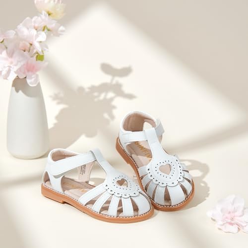 Image of GINFIVE Toddler Girls Sandals Girls Toddler Sandals Little Girls Kids Shoes