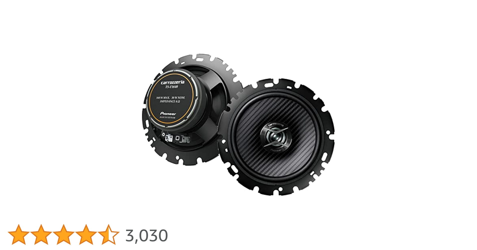 Amazon.co.jp: Pioneer スピーカー TS-F1640-2 16cm カスタム