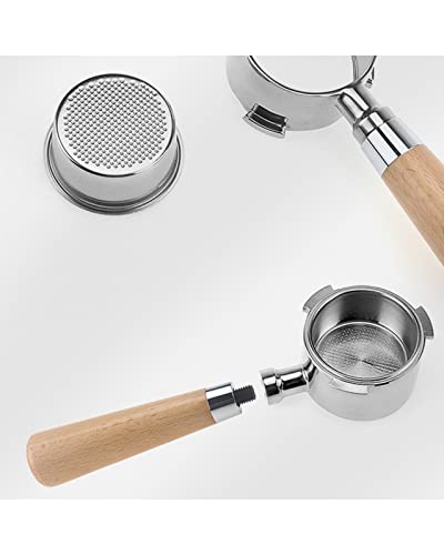 GUOQING Portafiltro sin Fondo de café Apto Fit for Delonghi EC680 / EC685 Filtro 51MM Cesta de Filtro de Repuesto… - Imagen 5