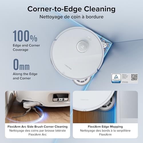 roborock Qrevo Edge Robot Vacuum and Mop, 18,500Pa Suction, Zero-Tangling - 4