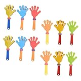 Alipis 12 piezas Aplaudidores de Mano Coloridos Juguetes de Plástico Ruidosos para Fiestas Carnaval Cumpleaños Infantil Herramientas de Animación