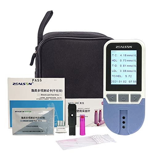 Home Lipid Test Meter kit Cholesterol Test Meter kit HDL LDL Triglycerides Test Meter kit