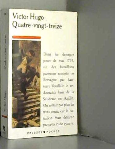 Quatre-vingt-treize 2266022954 Book Cover