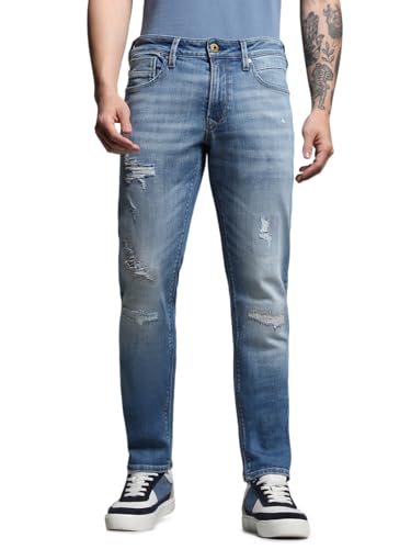 Image of Jack & Jones Men's Slim Fit Jeans | Low Rise | Jeans for Men