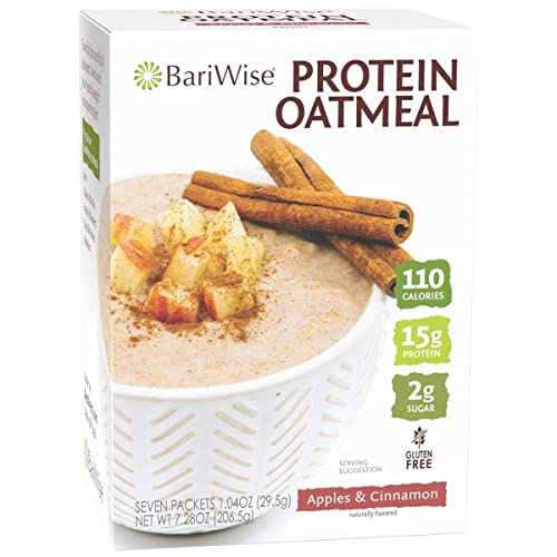 Bariwise Protein Oatmeal Bundle, Maple & Brown Sugar And Apples & Cinnamon #TOP4