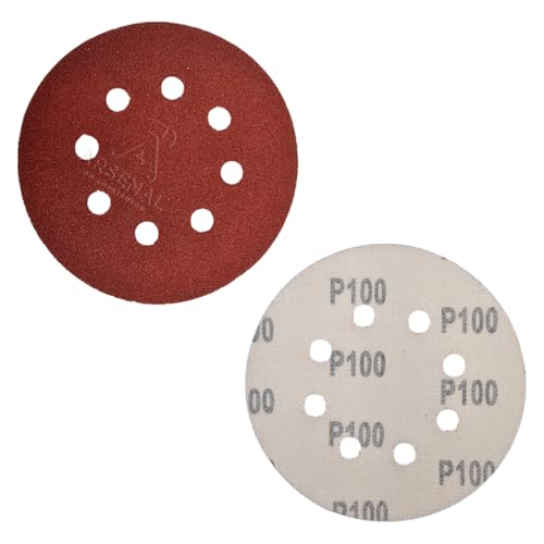 ELITE SUPERFLEX - Kit 50 Discos de Lixa Velcro 125 X 22mm Grão 100