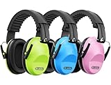 Dr.meter Ear Muffs for Noise Reduction: 27.4SNR Noise Cancelling Headphones for Kids Adults, EM100 Adjustable Hearing Protection Earmuffs for Monster Jam, Autism Sensory, Concerts, Fireworks- 3PACK