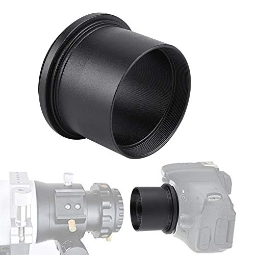 Anello Adattatore Per Telescopio Da 2'' A M48 X 0,75 – Filettatura Femmina, Per Fotografia Astronomica A Fuoco Diretto Con Fotocamere Reflex, Lavorazione CNC, Nero - 2