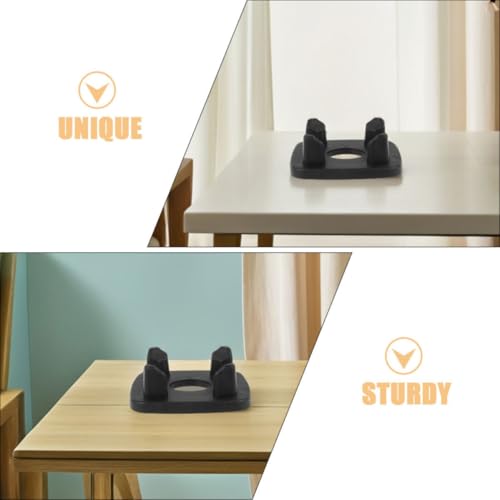 Almohadillas antivibración para batidora jojofuny de plástico negro con soporte antideslizante 4