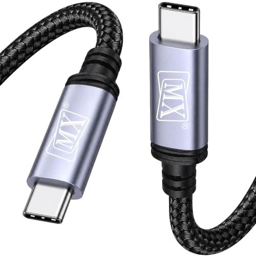Image of MX 240W USB C to USB C Cable PD 3.1,Type C to Type C Fast Charging Cable High Speed Data Transfer & Charging Type C Cable for MacBook, iPhone, Samsung Galaxy S25 /S24, iPad & Laptops - 2Mtr Cord