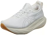 ASICS Damen Gel-Nimbus 25 Running Shoe, White/White, 44 EU