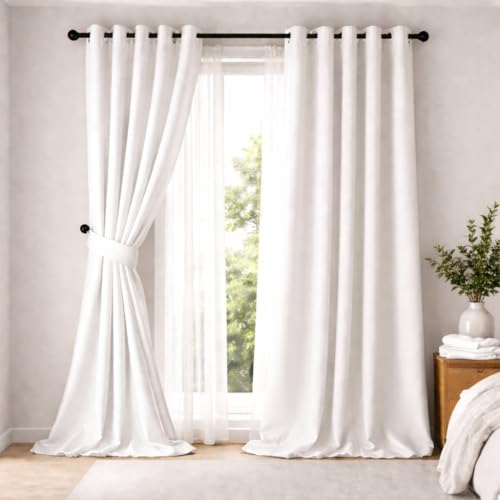 Image of LU8MERA Blackout Parent (Alabaster White, Long Door (6 ft x 4.5 ft), Solid)