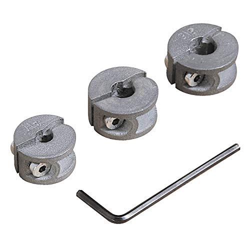 Wolfcraft - wolfcraft Depth Stop Set for Wood Drill bits, 3 pcs. I 2751000 I for Restricted-Depth Drilling