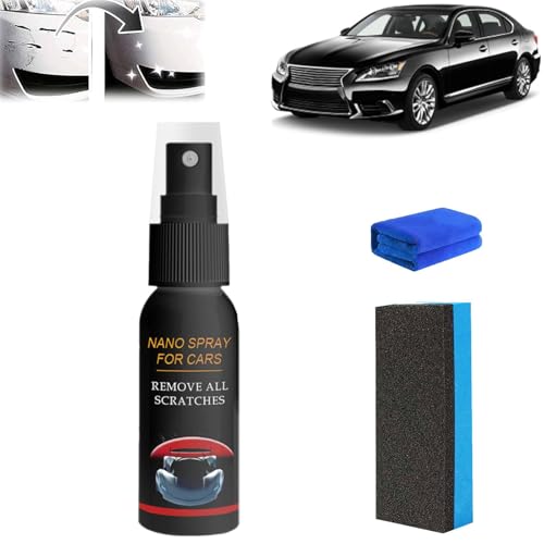 Nurafix Auto Spray Kratzer Entfernen Quick Effect Coating Agent Scratch Remover Auto Auto-Beschichtungs-Sprays für Glanz & Schutz Nurafix-autospray Auto Kratzer Entferner Remove All Scratches (1PC)