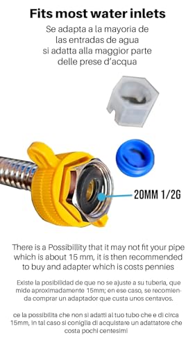 Schwarze Mischarmatur, Wasserhahn mit 203,2 cm / 79,8 cm, 2 x Rohre, Shampoo-Schüssel, Sprüher, Friseursalon, Waschbecken, Duschkopf, Spültischarmatur für Rückspülung