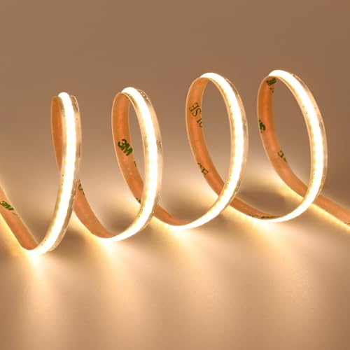 Tira LED COB Flexible 6.6mm 12V 3000K 5 metros miniatura 1