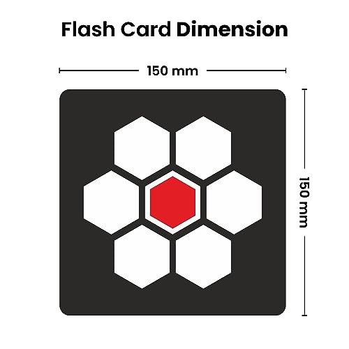 Image of SPARTAN KIDS Sensory Flash Cards for New Born Babies | Hi Contrast Illustrations to Encourage Infants Development Black & White Flash Cards for Age 3 to 6 Months | 40 Flash Cards