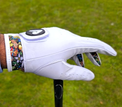 Guantes de golf Cabretta ASTUR de cuero para hombre mano izquierda talla S pack de 2 5