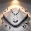 Collar de la Virgen María con Sonrisa de Delfín para Mujer, Collar de la Virgen de Guadalupe bañado en oro de 14k, Madre María, Colgante de Circonita Cúbica, Joyería de Mujer, Regalo 6