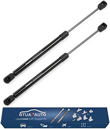 OTUAYAUTO 14 inch Gas Strut - 107N/24Lbs Universal Lift Support - Replacement for Camper Shell Shocks, Canopy, Tool Box, Truck Cap, OEM # C16-06389 (pack of 2)