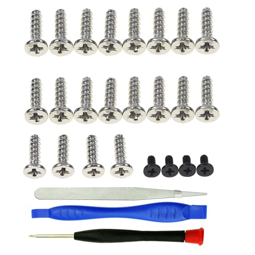 Image of 24PCS with Tweezer Screwdriver Opening Tools Repair Replacement Kit Full Screws Set for PS PlayStation Portal Remote Player