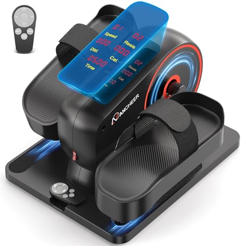 ANCHEER Under Desk Elliptical Machine, 2-in-1 Mini...