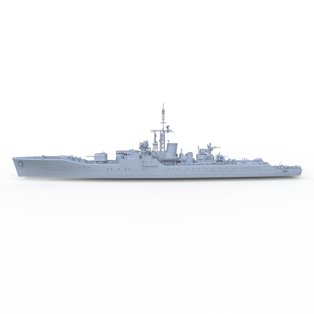 MRY-SFW SSC350629-A 1/350 zestaw do budowy modelu wojskowego HMS klasy Whitby, fregata segmentowy kadłub