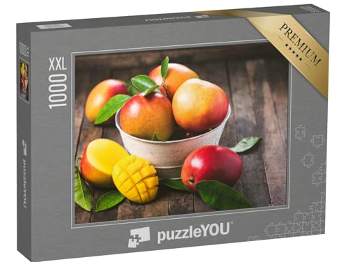 Puzzle 1000 Teile XXL „Frische Mangofrüchte“ – aus der Puzzle-Kollektion Obst, Essen und Trinken
