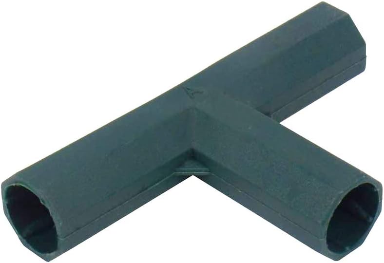 10Pcs 3 Way T Tpye 16mm Heavy Duty PVC Pipe Fitting Build Heavy Duty Greenhouse Frame Furniture Connectors Tent Connection