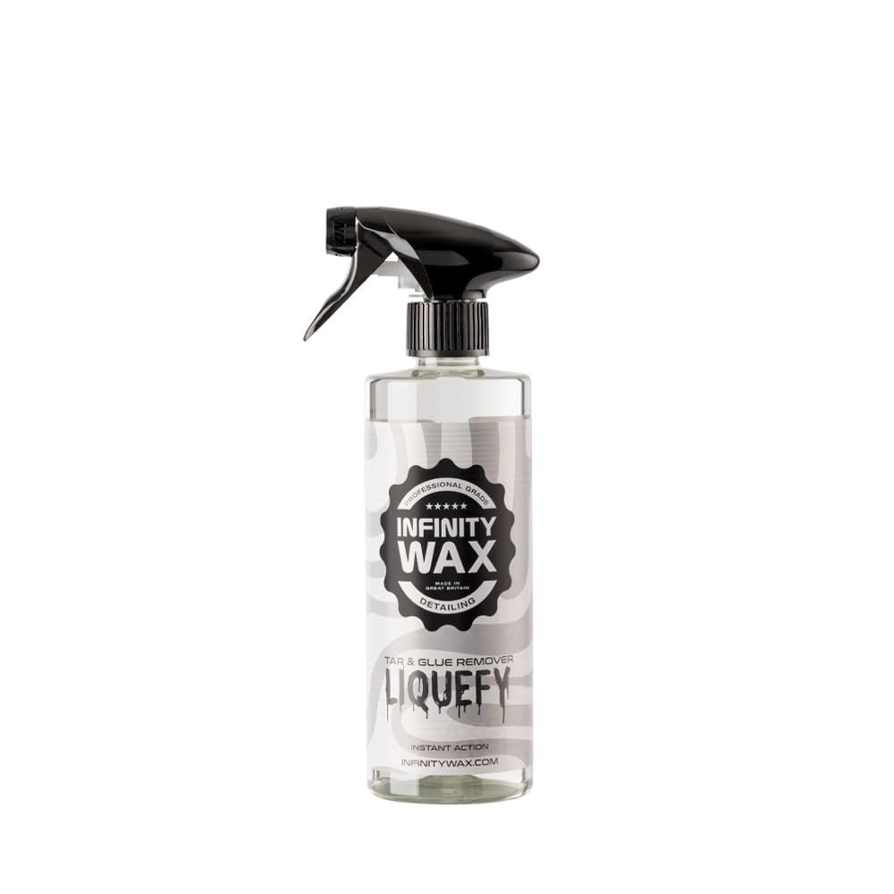 Infinity Wax Liquefy Tar & Glue Remover Adhesive Cleaner 500mL Pack x6 Bottles