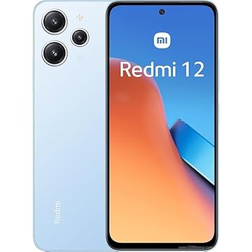 Smartphone Xiaomi Redmi 12 4G, versão global, 256 GB, 8 GB de RAM, Sky Blue