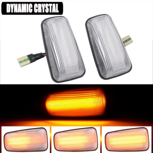 Intermitente lateral dinámico luz marcador compatible con Citroen Berlingo Jumpy 3