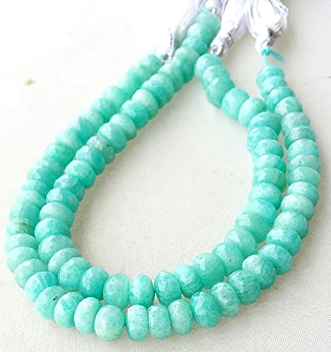 Perles amazonite de 8mm LKBEADS régulières pour éviter les défauts de création