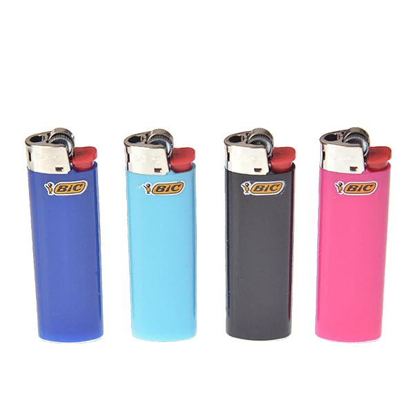BIC ライター J23 スリム 使いきりフリントライター やすり BICジャパン CR対応 1個 色選択不可 スポーツ アウトドア