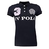  HV Polo Polo Shirt Favouritas EQ Short Sleeve  Navy Silver  Gr. S