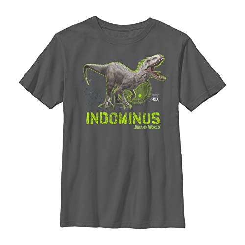 Fifth Sun Jurassic World Boys' Indominus Grid Short Sleeve Crew Tee