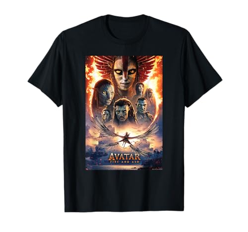 Avatar: Fire and Ash Official Movie Theatrical Poster Camiseta