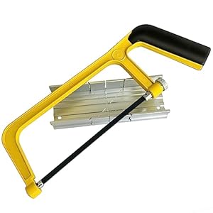 6 in. Mini Hacksaw & mitre Block Set – 150mm Extra Fine Cut Hack Saw with Bi-Metal Blade