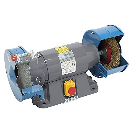 Doppelschleifmaschine Maulschlüssel Winkelschleifer 900 W Fervi 0554/400 V