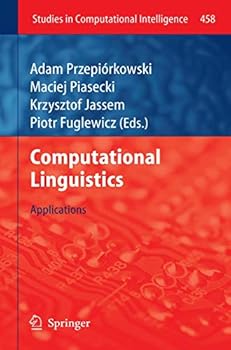 Paperback Computational Linguistics: Applications Book