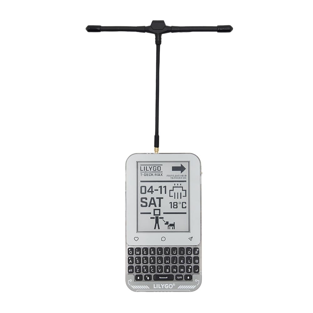 LILYGO T-Deck Max ESP32-S3 LoRa GPS TTGO Entwicklungsboard mit 3,1-Zoll-E-Paper-Display mit Frontbeleuchtung und geringem Stromverbrauch (868 MHz)