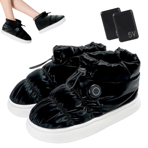 Botas calefactadas, recargables con calefacción | Unisex recargable con aislamiento eléctrico - Calentamiento rápido para hombres, eléctrico para calentadores de pies, pies unisex para interiores y