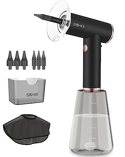 Electric Ear Wax Removal Kit, Usb Rechargeable Ear Irrigation Water Cleaner Tool With 600Ml Water Bottle,Basin,Waterproof Scarf And 6 Tips, Ear Wax Removal For Adults & Kids (Jet-Black) #TOP1