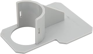 CHICIRIS Suporte de mangueira de piscina, ABS resistente à corrosão 1,5 evita que as mangueiras sejam suspensas no verão na frente cinza.
