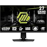 MSI MAG 275UPD E14 Gaming Monitor 27 Zoll 4K UHD IPS-Panel 3840x2160, 1ms, HDR Ready, Dual-Mode, AMD FreeSync Premium, Dual-Mode, HDMI 2.1, DP 1.4a, Höhen/Neigungsverstellbar, Schwarz