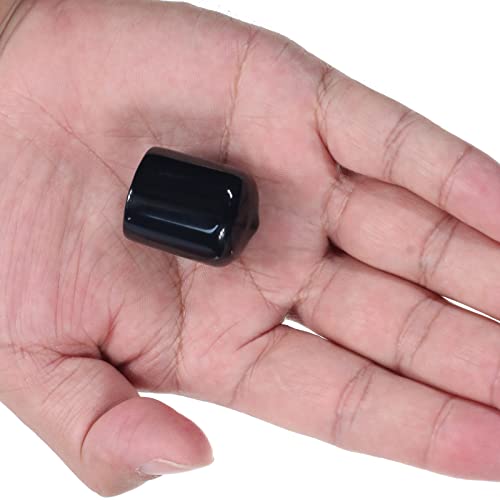 Image of Acocony 7 /8 Inch Rubber Cap (22.25 mm) Round Black Pack of 12 | PVC Rubber End Caps Dustproof, Protective & Aesthetic Flexible Covers for Tubing, Pipes, Poles, Bolts & More